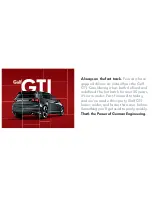 Preview for 2 page of Volkswagen 2015 Golf GTI Brochure & Specs