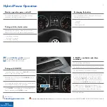 Предварительный просмотр 6 страницы Volkswagen 2015 Jetta Hybrid Quick Start Manual