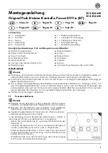 Volkswagen 3C0 054 630 Assembly Instructions Manual preview