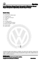 Предварительный просмотр 2 страницы Volkswagen Amarok 2011 Workshop Manual