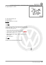 Предварительный просмотр 127 страницы Volkswagen Amarok 2011 Workshop Manual