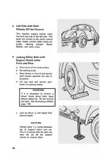 Предварительный просмотр 25 страницы Volkswagen beetle 1972 Owner'S Maintenance Manual