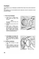 Предварительный просмотр 99 страницы Volkswagen beetle 1972 Owner'S Maintenance Manual