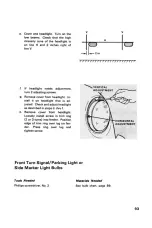 Предварительный просмотр 102 страницы Volkswagen beetle 1972 Owner'S Maintenance Manual