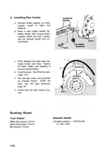 Предварительный просмотр 127 страницы Volkswagen beetle 1972 Owner'S Maintenance Manual