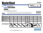 Preview for 1 page of Volkswagen Beetle 1998-2010 Master Sheet