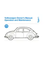 Предварительный просмотр 1 страницы Volkswagen Beetle Owner'S Manual