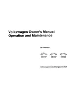 Предварительный просмотр 5 страницы Volkswagen Beetle Owner'S Manual