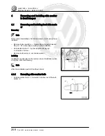 Предварительный просмотр 216 страницы Volkswagen Bora 2006 Workshop Manual