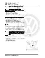 Предварительный просмотр 262 страницы Volkswagen Bora 2006 Workshop Manual