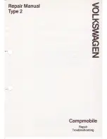 Предварительный просмотр 1 страницы Volkswagen Campmobile Repair Manual