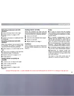 Предварительный просмотр 47 страницы Volkswagen Caravelle Instruction Manual