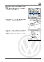 Предварительный просмотр 79 страницы Volkswagen CC 2012 Workshop Manual