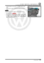 Предварительный просмотр 191 страницы Volkswagen CC 2012 Workshop Manual