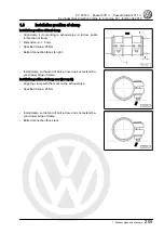 Предварительный просмотр 211 страницы Volkswagen CC 2012 Workshop Manual