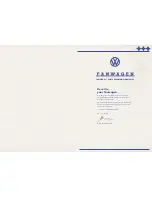 Предварительный просмотр 2 страницы Volkswagen Fanwagen Owner'S Manual