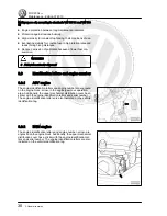 Предварительный просмотр 34 страницы Volkswagen FOX 2004 Service Manual