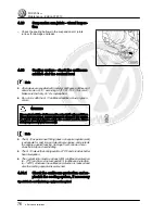 Предварительный просмотр 80 страницы Volkswagen FOX 2004 Service Manual