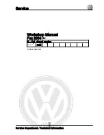 Volkswagen FOX 2004 Workshop Manual preview