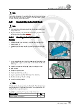 Предварительный просмотр 99 страницы Volkswagen Golf 2013 Service