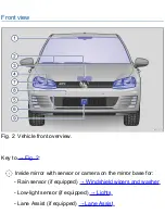 Предварительный просмотр 10 страницы Volkswagen Golf GTI 2016 Owner'S Manual