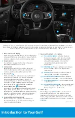 Предварительный просмотр 2 страницы Volkswagen Golf GTI 2021 Quick Start Manual