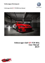 Volkswagen Golf GTI TCR SEQ 2019 User Manual предпросмотр