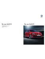 Предварительный просмотр 1 страницы Volkswagen Golf GTI Brochure