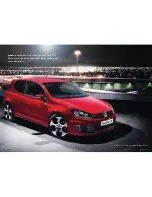 Предварительный просмотр 3 страницы Volkswagen Golf GTI Brochure