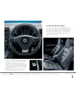 Предварительный просмотр 4 страницы Volkswagen Golf R32 Product Brochure