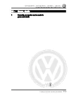 Предварительный просмотр 117 страницы Volkswagen Golf Variant 2007 Workshop Manual