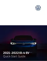 Предварительный просмотр 1 страницы Volkswagen ID.4 EV 2021-2022 Quick Start Manual