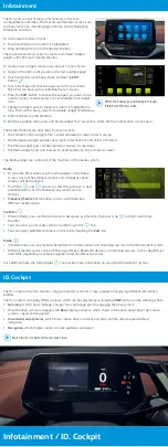 Предварительный просмотр 4 страницы Volkswagen ID.4 EV 2021 Quick Start Manual