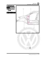 Предварительный просмотр 123 страницы Volkswagen Jetta 2005 Body Repair Manual