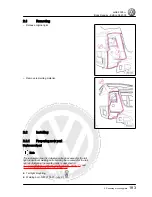 Предварительный просмотр 189 страницы Volkswagen Jetta 2005 Body Repair Manual