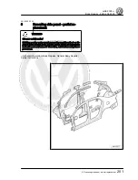 Предварительный просмотр 207 страницы Volkswagen Jetta 2005 Body Repair Manual