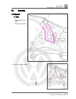 Предварительный просмотр 217 страницы Volkswagen Jetta 2005 Body Repair Manual