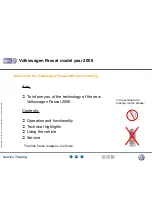 Preview for 2 page of Volkswagen Passat 2006 Service Training