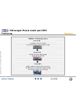 Preview for 12 page of Volkswagen Passat 2006 Service Training