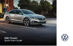 Volkswagen Passat 2021 Quick Start Manual предпросмотр