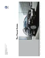 Предварительный просмотр 1 страницы Volkswagen PASSAT ESTATE Brochure