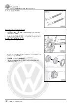 Предварительный просмотр 38 страницы Volkswagen Phaeton 2003 Workshop Manual