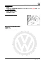 Предварительный просмотр 57 страницы Volkswagen Phaeton 2003 Workshop Manual