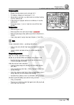 Предварительный просмотр 81 страницы Volkswagen Phaeton 2003 Workshop Manual