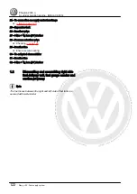 Предварительный просмотр 128 страницы Volkswagen Phaeton 2003 Workshop Manual