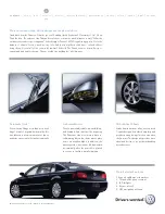 Предварительный просмотр 3 страницы Volkswagen PHAETON - Brochure & Specs