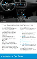 Предварительный просмотр 2 страницы Volkswagen Tiguan 2021 Quick Start Manual