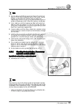 Предварительный просмотр 87 страницы Volkswagen Touareg 2003 Service Manual