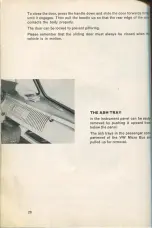 Preview for 21 page of Volkswagen TRANSPORTER 1963 Instruction Manual