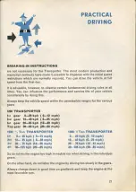 Preview for 22 page of Volkswagen TRANSPORTER 1963 Instruction Manual